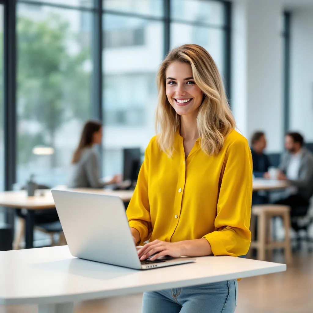 Marketing-Team arbeitet an einer neuen Landingpage